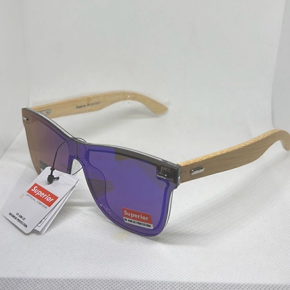 Superior Bamboo Unisex Wood Sunglasses